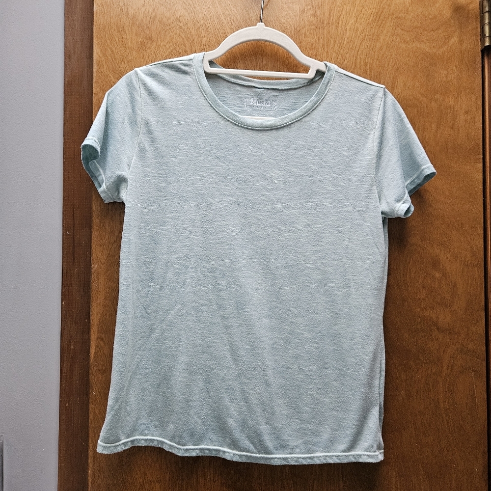 Mudd Weekend Tee Light Blue Short Sleeved T-Shirt